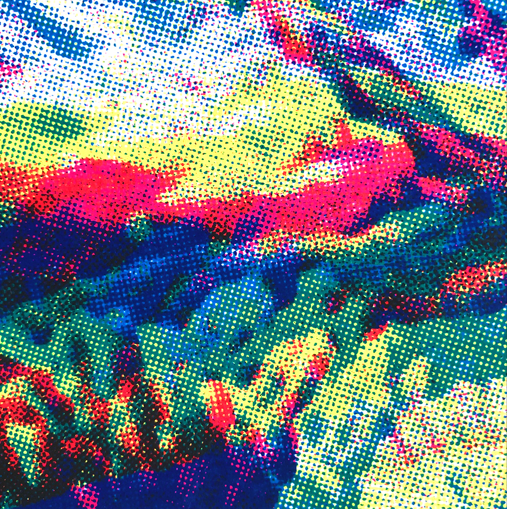 mountain print detail